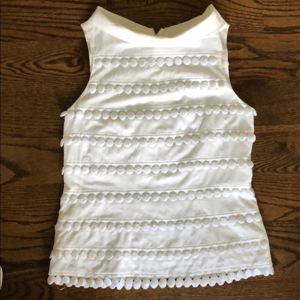 J Crew white top